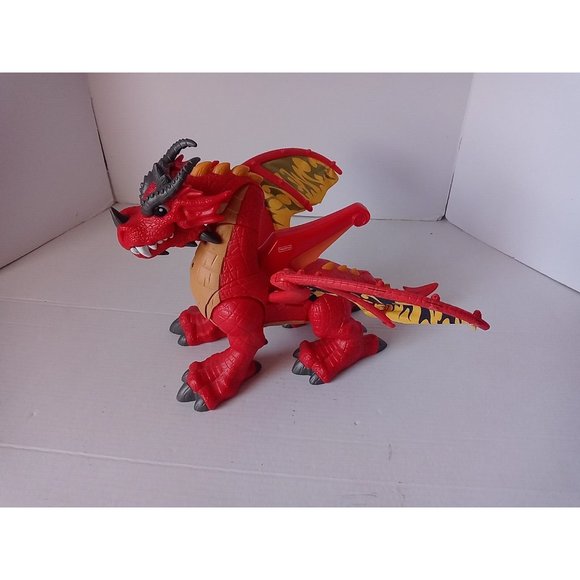Fisher Price IMAGINEXT Red Winged Eagle Talon Castle Dragon With Sounds WORKS - Picture 12 of 16